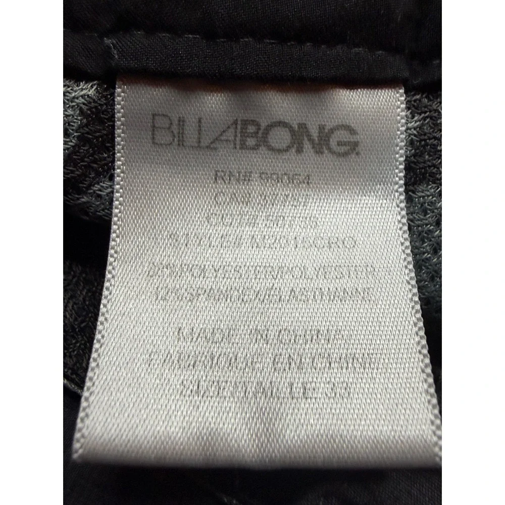 Billabong Platinum X Mens Hybrid Shorts Grey Walkshorts Size 33 Land and Water